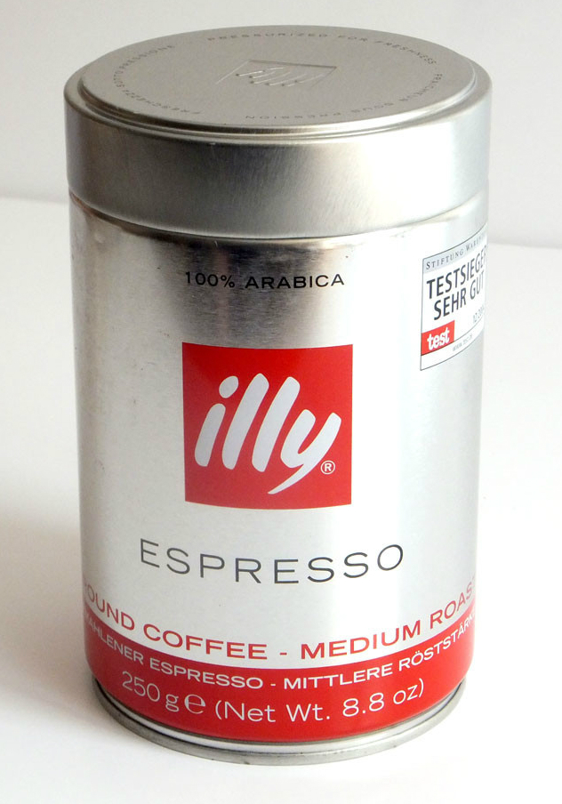 Illy Espresso Medium 250 г, молотый, банка