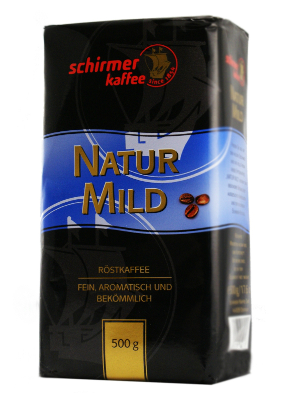 Schirmer Kaffee Naturmild 500 г, молотый